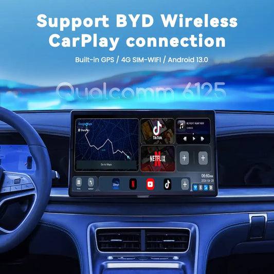 MMB BYD / POLESTAR 4 Ai Box Android 13 Multimedia Wireless Carplay Adapter