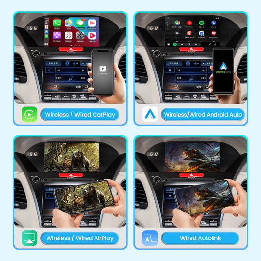 JoyeAuto Wireless CarPlay & Android Auto for Acura 2015-2018 (MDX/TLX/RDX/ILX/RLX) (WZAC-1)
