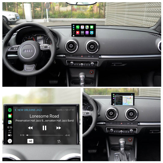 Wireless Apple CarPlay Interface for Audi A3 MMI 3G (2012-2017) – A4 A5 Q5 B9 MIB (2016-2018) Android Auto AirPlay(WJAU-2-1)