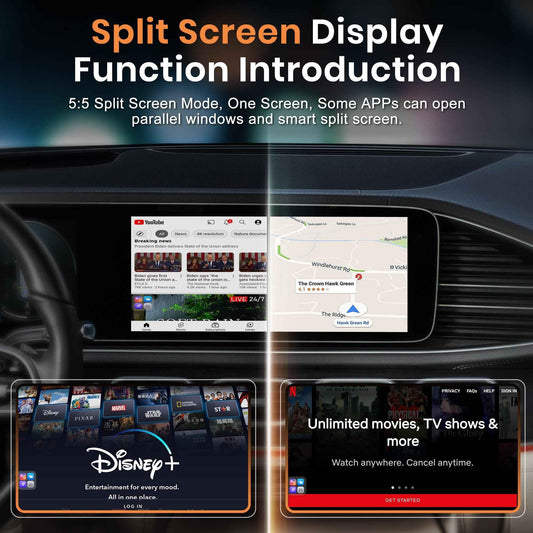 MMB Max 5.0 Ai Box Android 14 Multimedia Wireless Carplay Adapter