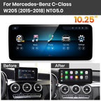 JoyeAuto Mercedes-Benz Linux Screen Upgrade with Wireless Apple CarPlay & Android Auto | 10.25 / 12.3 HD Touch Display