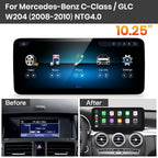 JoyeAuto Mercedes-Benz Linux Screen Upgrade with Wireless Apple CarPlay & Android Auto | 10.25 / 12.3 HD Touch Display