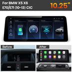 JoyeAuto BMW Linux Screen Upgrade with Wireless Apple CarPlay & Android Auto | 8.8" / 10.25" / 12.3" HD Touch Display