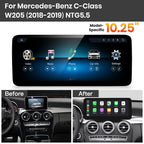 JoyeAuto Mercedes-Benz Linux Screen Upgrade with Wireless Apple CarPlay & Android Auto | 10.25 / 12.3 HD Touch Display