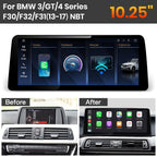 JoyeAuto BMW Linux Screen Upgrade with Wireless Apple CarPlay & Android Auto | 8.8" / 10.25" / 12.3" HD Touch Display