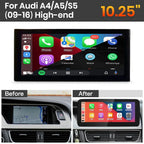 JoyeAuto Audi Linux Screen Upgrade with Wireless Apple CarPlay & Android Auto | 8.8" / 10.25" / 12.3" HD Touch Display