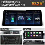 JoyeAuto BMW Linux Screen Upgrade with Wireless Apple CarPlay & Android Auto | 8.8" / 10.25" / 12.3" HD Touch Display