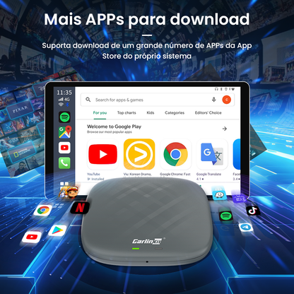 Carlinkit Tbox-S1C Wireless CarPlay/Android Auto Ai Box for Streaming Video
