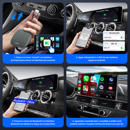 Carlinkit Tbox-S1C Wireless CarPlay/Android Auto Ai Box for Streaming Video