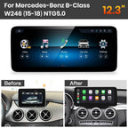 JoyeAuto Mercedes-Benz Linux Screen Upgrade with Wireless Apple CarPlay & Android Auto | 10.25 / 12.3 HD Touch Display