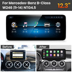 JoyeAuto Mercedes-Benz Linux Screen Upgrade with Wireless Apple CarPlay & Android Auto | 10.25 / 12.3 HD Touch Display