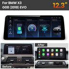 JoyeAuto BMW Linux Screen Upgrade with Wireless Apple CarPlay & Android Auto | 8.8" / 10.25" / 12.3" HD Touch Display