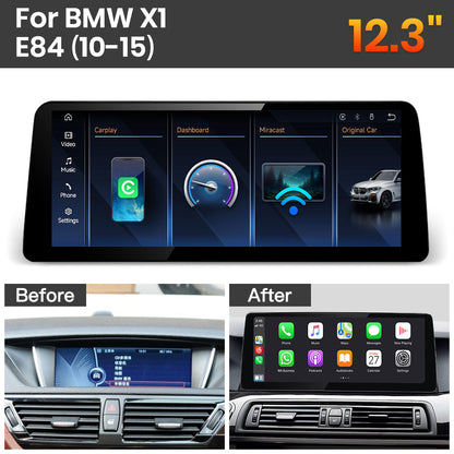 JoyeAuto BMW Linux Screen Upgrade with Wireless Apple CarPlay & Android Auto | 8.8 / 10.25 / 12.3 HD Touch Display