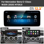 JoyeAuto Mercedes-Benz Linux Screen Upgrade with Wireless Apple CarPlay & Android Auto | 10.25 / 12.3 HD Touch Display