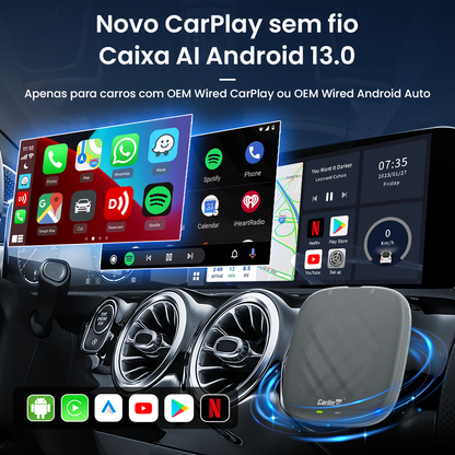 Carlinkit Tbox-S1C Wireless CarPlay/Android Auto Ai Box for Streaming Video