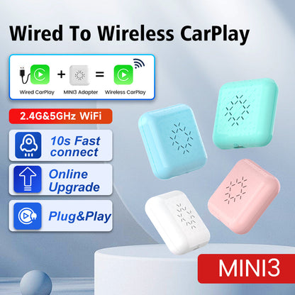 Carlinkit Mini SE Series Mini3 Portable Wireless Carplay Adapter