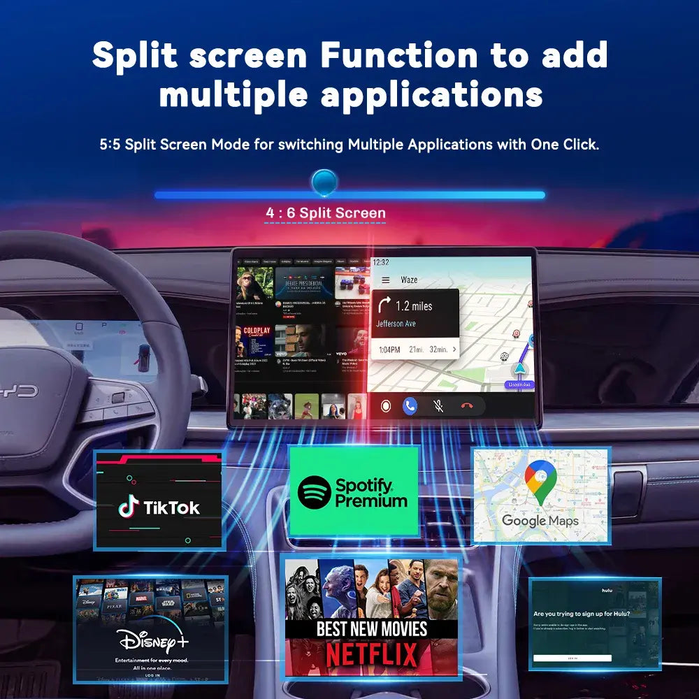 MMB BYD / POLESTAR 4 Ai Box Android 13 Multimedia Wireless Carplay Adapter