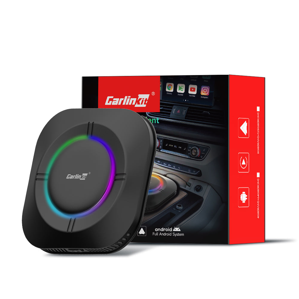 Carlinkit Multimedia Ai Box Tbox S2C LED 4+64G Qualcomm 6115 8-cores For Yotube Netflix