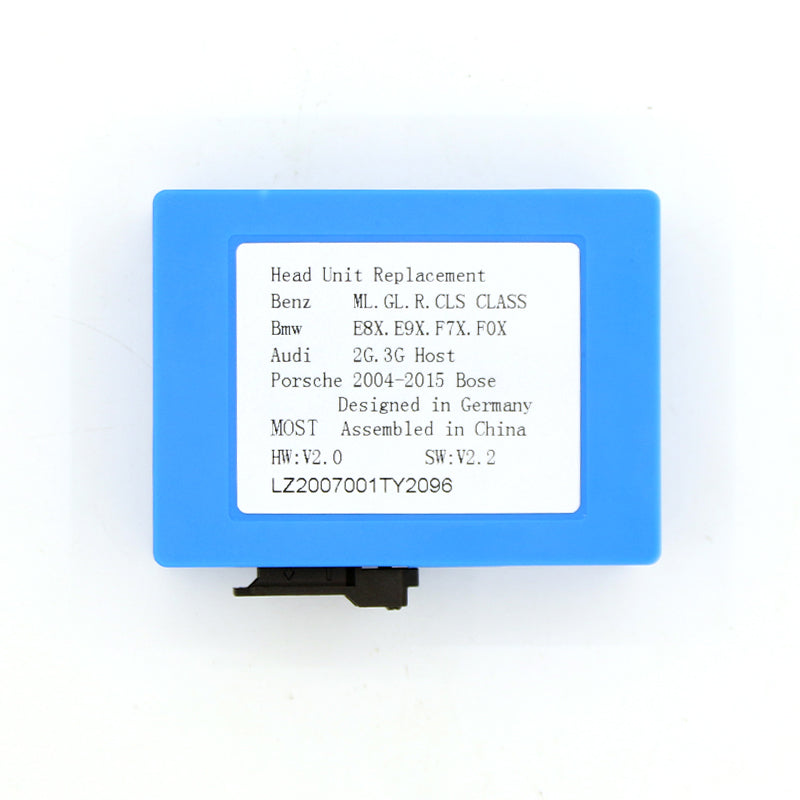 Optical Fiber to AUX Adapter Box for Mercedes Benz Audi Porsche BMW | Old Cars Without AUX CarPlay Audio Solution(OF-AUX)