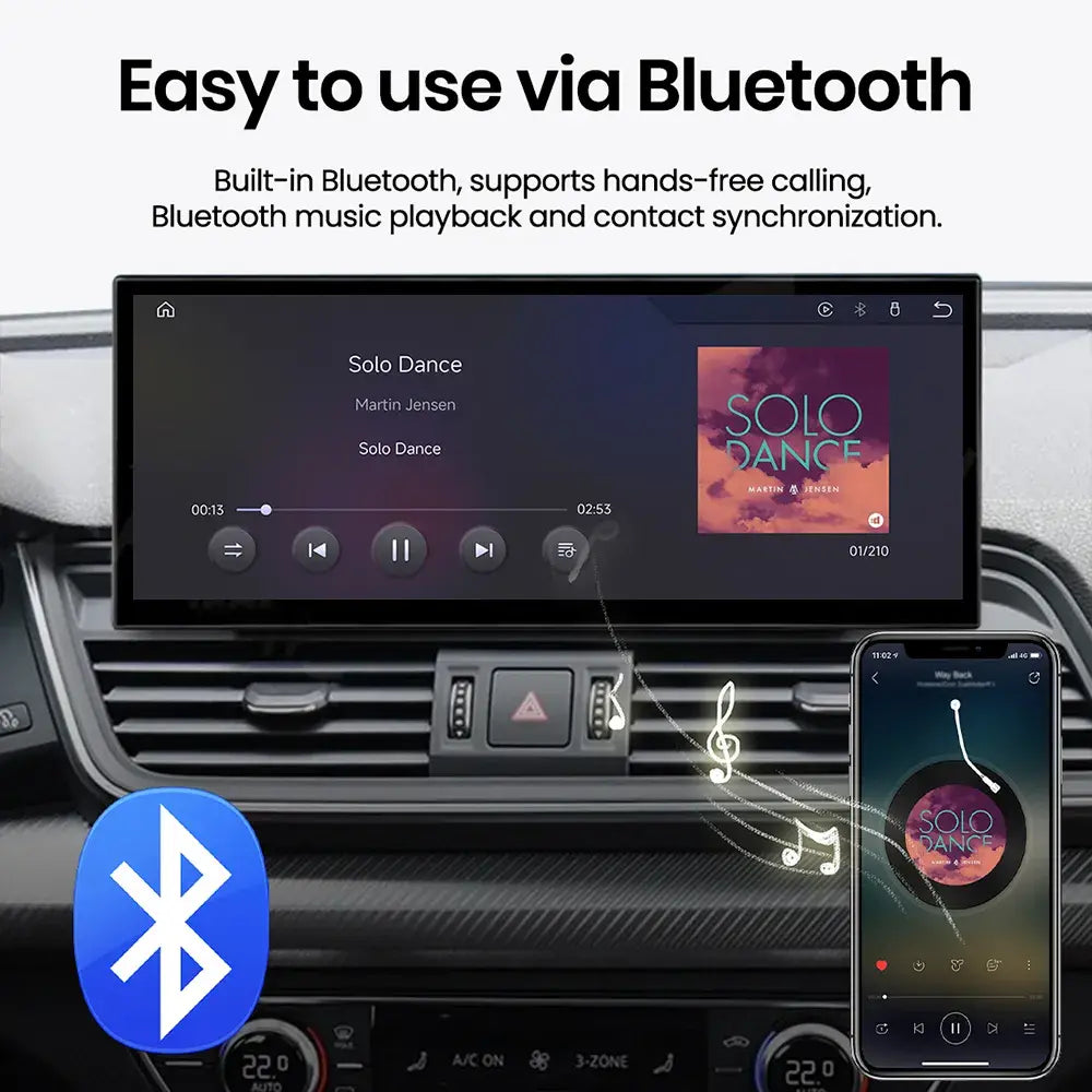 JoyeAuto Audi Linux Screen Upgrade with Wireless Apple CarPlay & Android Auto | 8.8" / 10.25" / 12.3" HD Touch Display