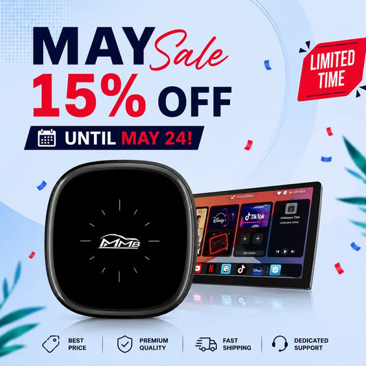 MMB PRO Q2W Ai Box Android 13 Multimedia Wireless Carplay Adapter