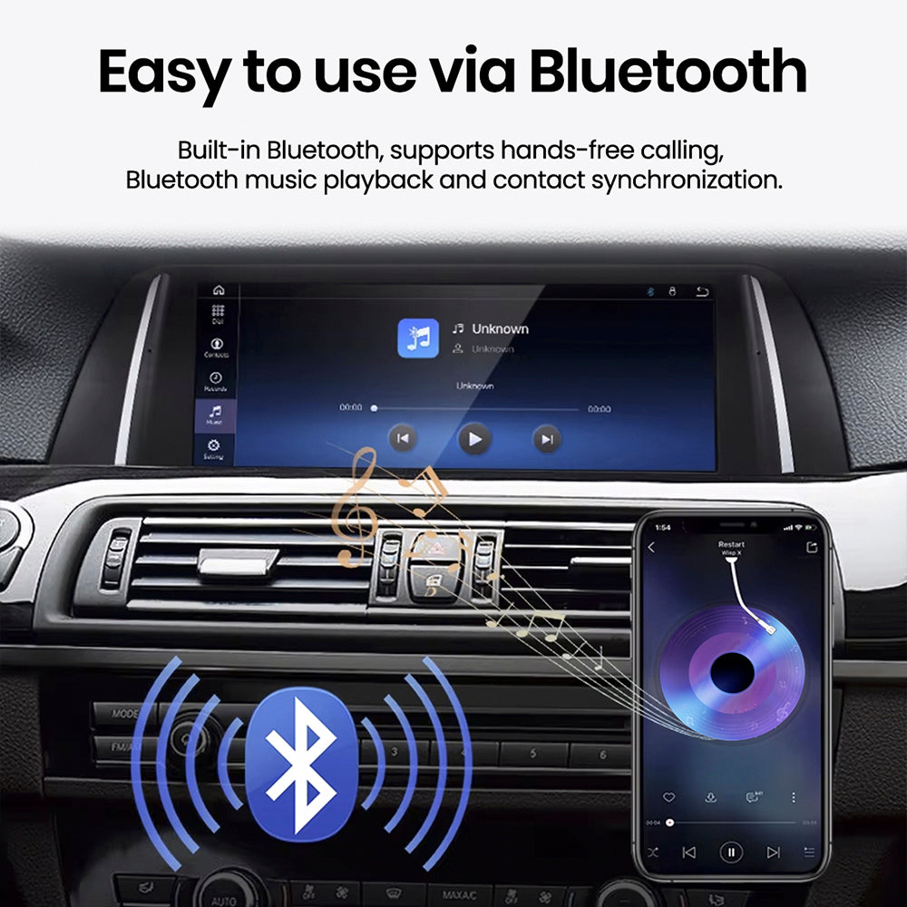 JoyeAuto BMW Linux Screen Upgrade with Wireless Apple CarPlay & Android Auto | 8.8" / 10.25" / 12.3" HD Touch Display