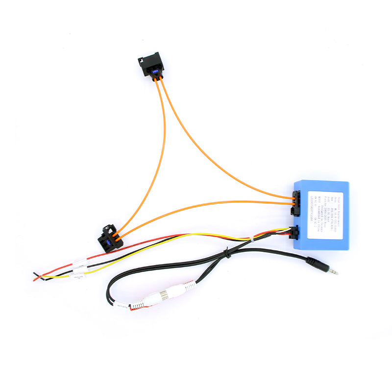 Optical Fiber to AUX Adapter Box for Mercedes Benz Audi Porsche BMW | Old Cars Without AUX CarPlay Audio Solution(OF-AUX)