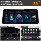 JoyeAuto BMW Linux Screen Upgrade with Wireless Apple CarPlay & Android Auto | 8.8" / 10.25" / 12.3" HD Touch Display