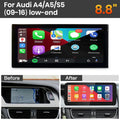 JoyeAuto Audi Linux Screen Upgrade with Wireless Apple CarPlay & Android Auto | 8.8" / 10.25" / 12.3" HD Touch Display