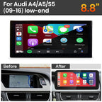 JoyeAuto Audi Linux Screen Upgrade with Wireless Apple CarPlay & Android Auto | 8.8" / 10.25" / 12.3" HD Touch Display