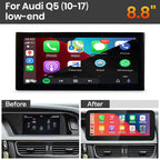 JoyeAuto Audi Linux Screen Upgrade with Wireless Apple CarPlay & Android Auto | 8.8" / 10.25" / 12.3" HD Touch Display