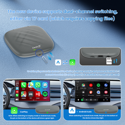 Carlinkit Tbox-S1C Wireless CarPlay/Android Auto Ai Box for Streaming Video