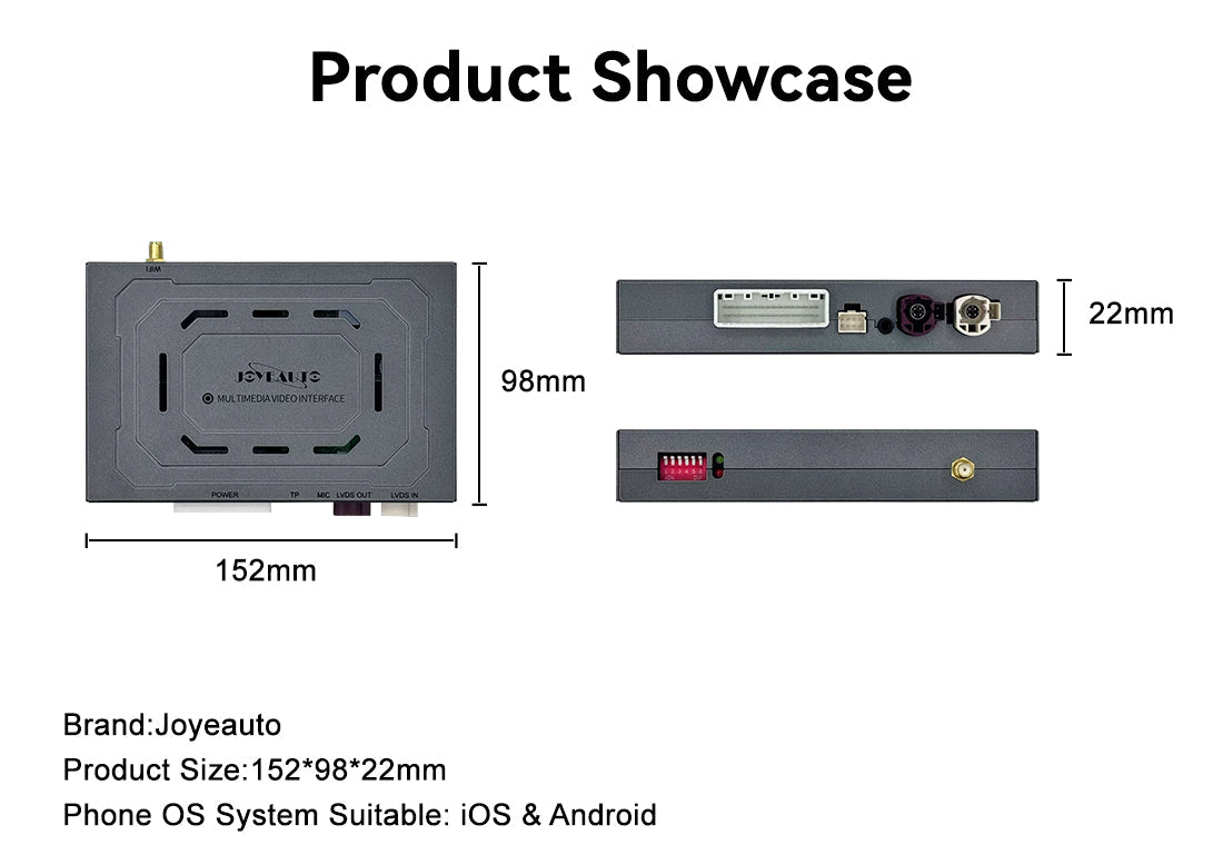 Wireless Apple CarPlay Android Auto Interface for Alfa Romeo Giulia Stelvio 2017-2020 | AirPlay iOS Android Mirror Link Plug & Play Retrofit(WZAF-1)