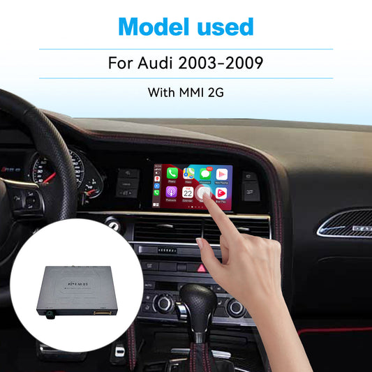 Wireless Apple CarPlay Android Auto Interface for Audi MMI 2G (2003-2009) – AirPlay & Mirror Link(WZAU-6)