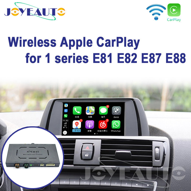 Wireless Apple CarPlay Interface for BMW 1 Series E81 E82 E87 E88 CIC (2008-2012) – Android Auto AirPlay Retrofit(WJBM-3)