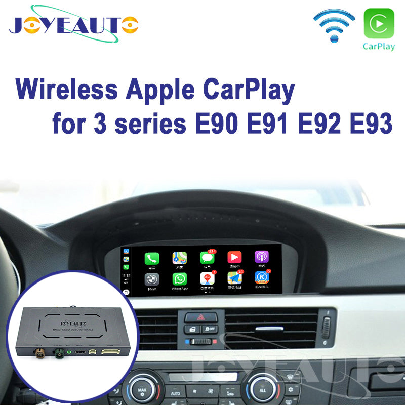 Wireless Apple CarPlay Interface for BMW 3 Series E90 E91 E92 E93 CIC (2008-2012) – Android Auto AirPlay Retrofit(WJBM-3-e90)