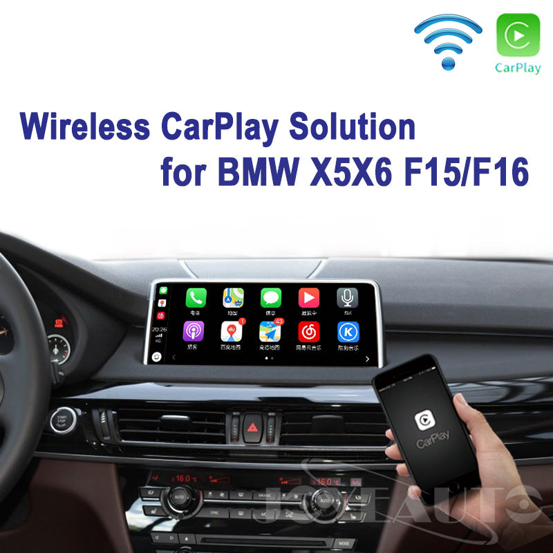 Wireless Apple CarPlay Interface for BMW X5 F15 / X6 F16 NBT (2013-2017) – Android Auto AirPlay Retrofit(WJBM-2-F15)