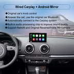Wireless Apple CarPlay Interface for Audi A3 MMI 3G (2012-2017) – A4 A5 Q5 B9 MIB (2016-2018) Android Auto AirPlay(WJAU-2-1)