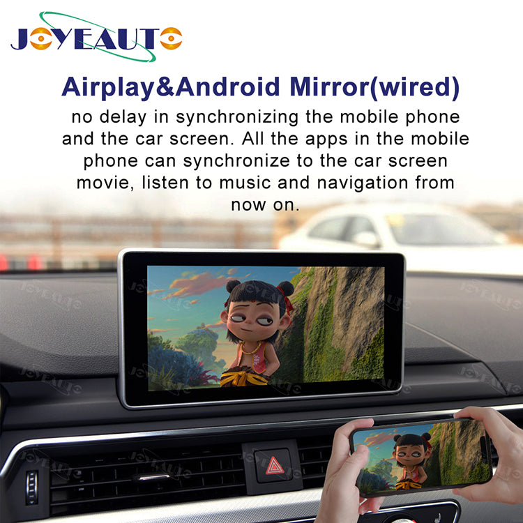 Wireless Apple CarPlay Interface for Audi A3 MMI 3G (2012-2017) / A4 A5 Q5 B9 MIB (2016-2018) – Android Auto AirPlay(WZAU-2)