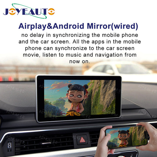 Wireless Apple CarPlay Interface for Audi A3 MMI 3G (2012-2017) / A4 A5 Q5 B9 MIB (2016-2018) – Android Auto AirPlay(WZAU-2)