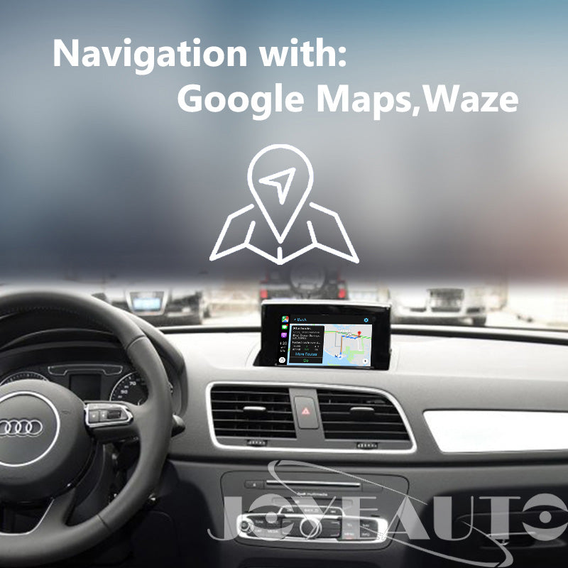 Wireless Apple CarPlay Interface for Audi Q3 MMI 2G / 3G (2010-2016) – Android Auto AirPlay Retrofit(WJAU-3-Q3)