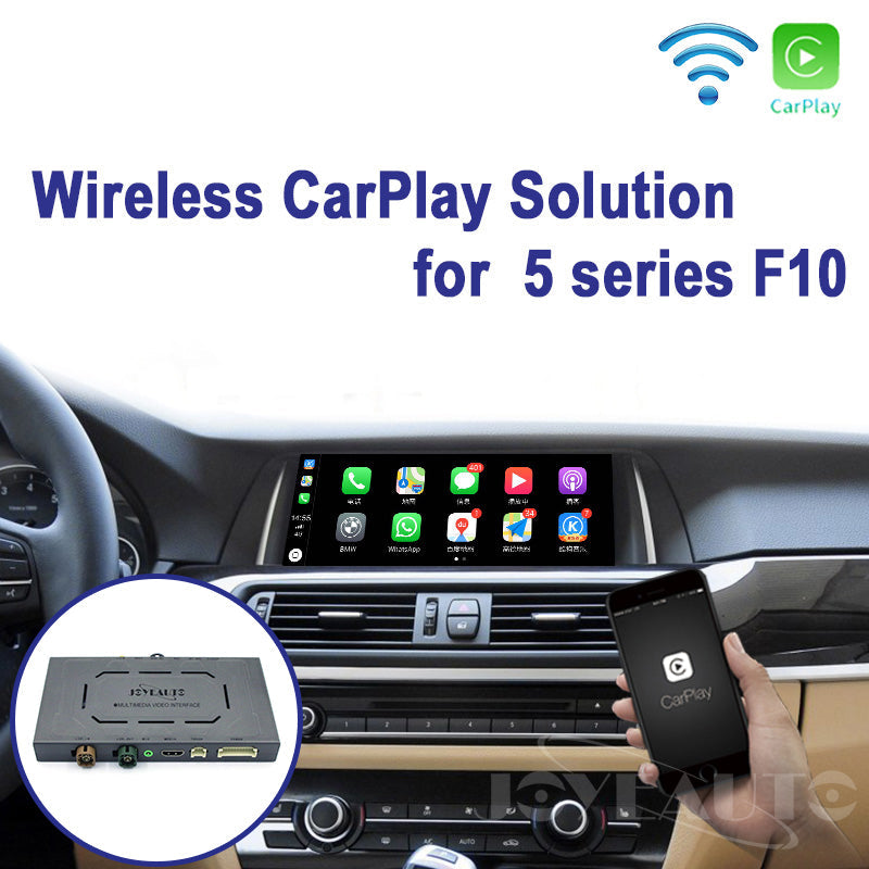 Wireless Apple CarPlay Interface for BMW 5 Series F10 F11 NBT (2013-2017) – Android Auto AirPlay Retrofit(WJBM-2-F10)