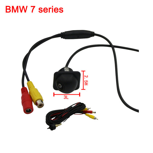 BMW OEM Integrated Backup Rear View Camera for 1 2 3 4 5 6 7 Series / X1 X3 X4 X6 (2009-2018) – CCD Reverse Camera(RCA-BW)