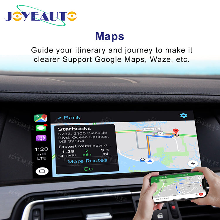 Wireless Apple CarPlay Interface for BMW CIC (2009-2012) – 1 2 3 4 5 6 7 Series / X1 X3 X5 / MINI / Z4 Android Auto AirPlay(WZBM-3)