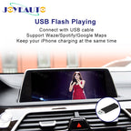 Wireless Apple CarPlay Interface for BMW 3 Series F30 F31 EVO (2016-2019) – Also Fits 1 2 5 7 X3 X4 X5 X6 Android Auto(WJBM-1-F30)
