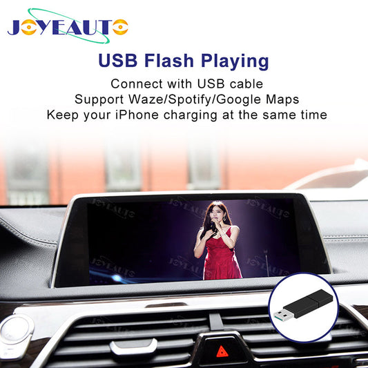 Wireless Apple CarPlay Interface for BMW 3 Series F30 F31 EVO (2016-2019) – Also Fits 1 2 5 7 X3 X4 X5 X6 Android Auto(WJBM-1-F30)