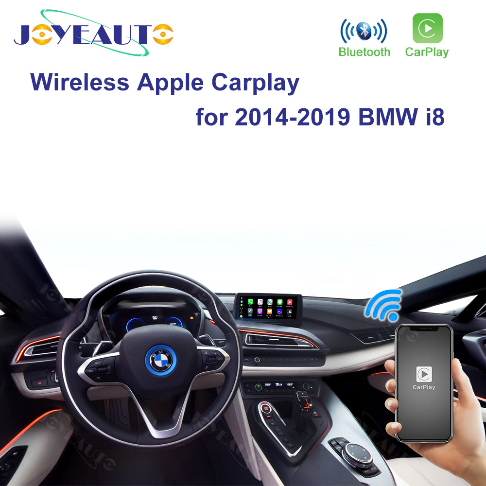 Wireless Apple CarPlay Interface for BMW i8 NBT (2014-2019) – Android Auto AirPlay Mirror Link Upgrade(WJBM-2-i8)