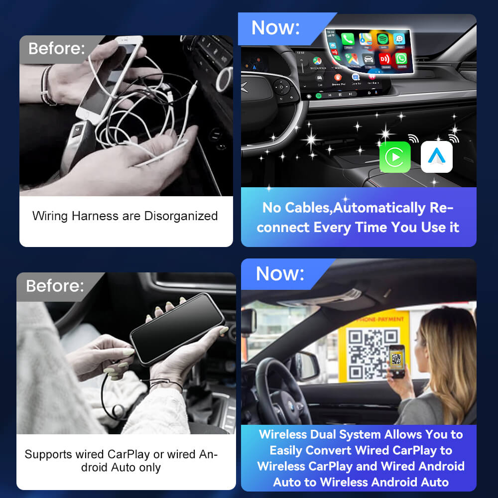 2Air Carlinkit 5.0 Wireless CarPlay Android Auto Adapter