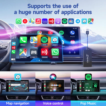 Carlinkit CCPA USB Dongle for Aftermarket Android Screen Head Unit with  Wireless CarPlay Android Auto and Mirroring Function