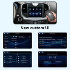 Wireless Apple CarPlay Android Auto Interface for Chrysler 300C 2012-2016 | AirPlay iOS Android Mirror Link Plug & Play Retrofit Module(wzcl-1)